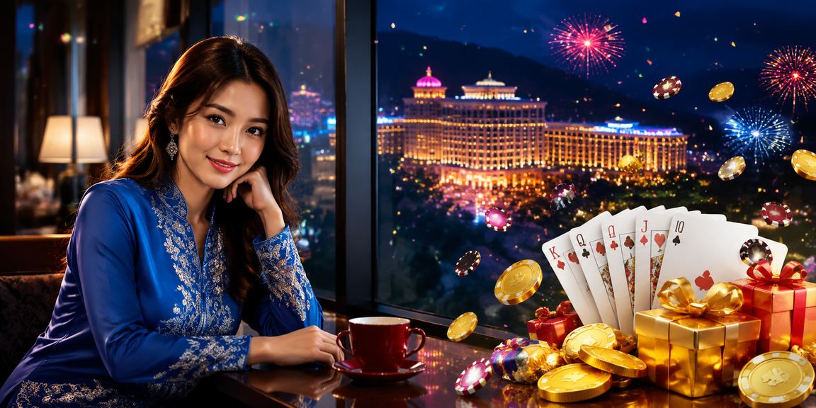 Permainan kad rummy di bolaking dengan suasana Genting Highlands penuh warna