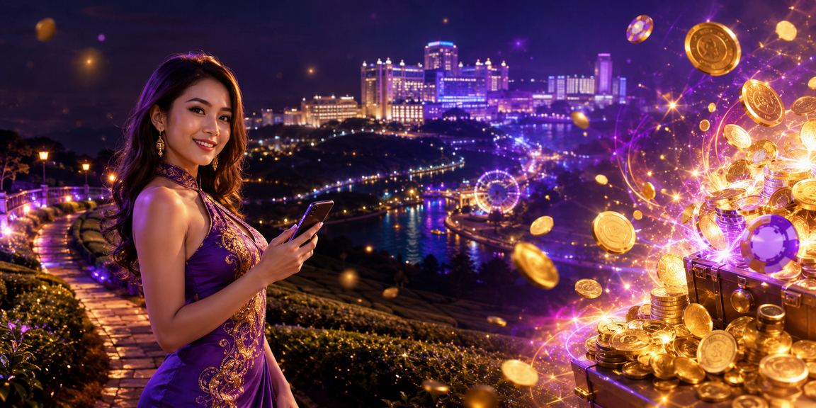 Pemantauan perlawanan sukan langsung di Genting Highlands dengan gaya Melayu
